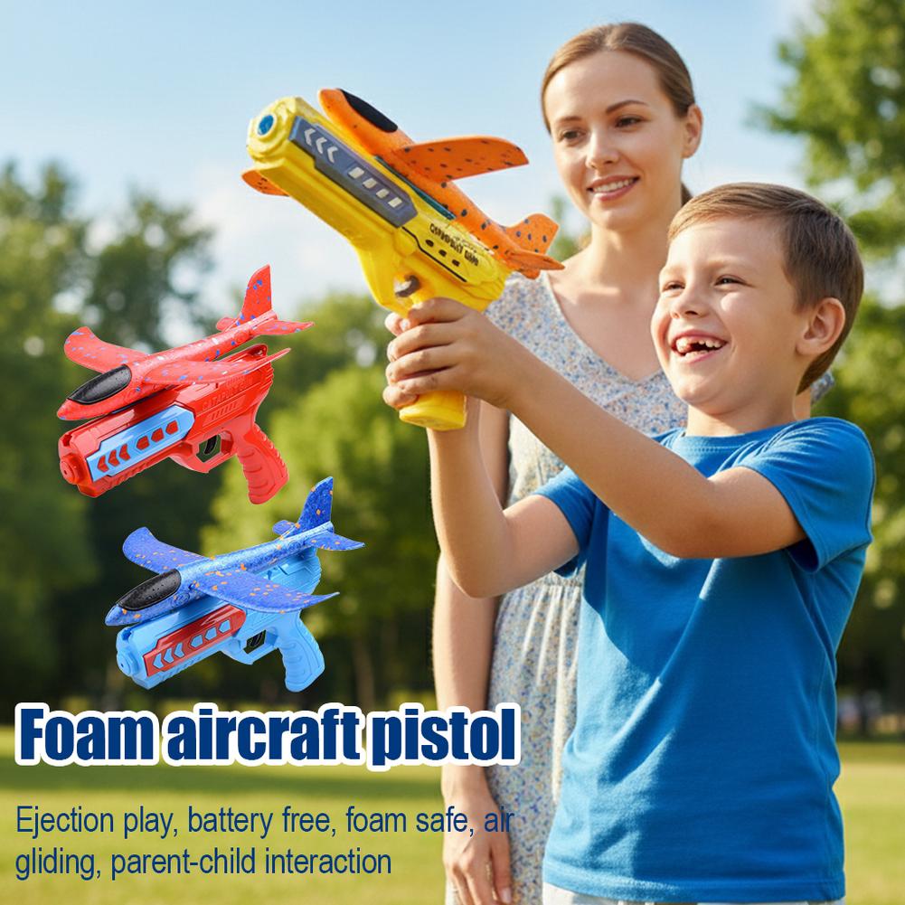 Kids Outdoor Yard Games - 飛行玩具 子供用ギフト 子供用射出飛行機玩具 フォーム航空機グライダー 親子屋外ゲーム玩具 フォームシューティング