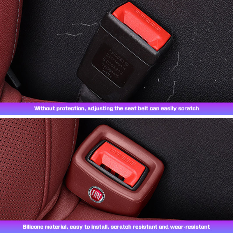 Swing Seat Belt - カーシートベルトバックル衝突防止保護カバーアクセサリー FIAT Abarth 500 500L 500X