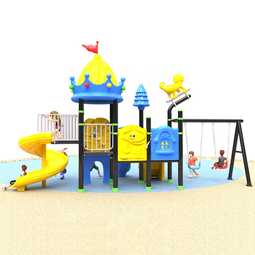 Kids Outdoor Swing Set - 多機能子供用卸売保育園屋外遊び場遊具キッズプラスチック製滑り台ブランコセット