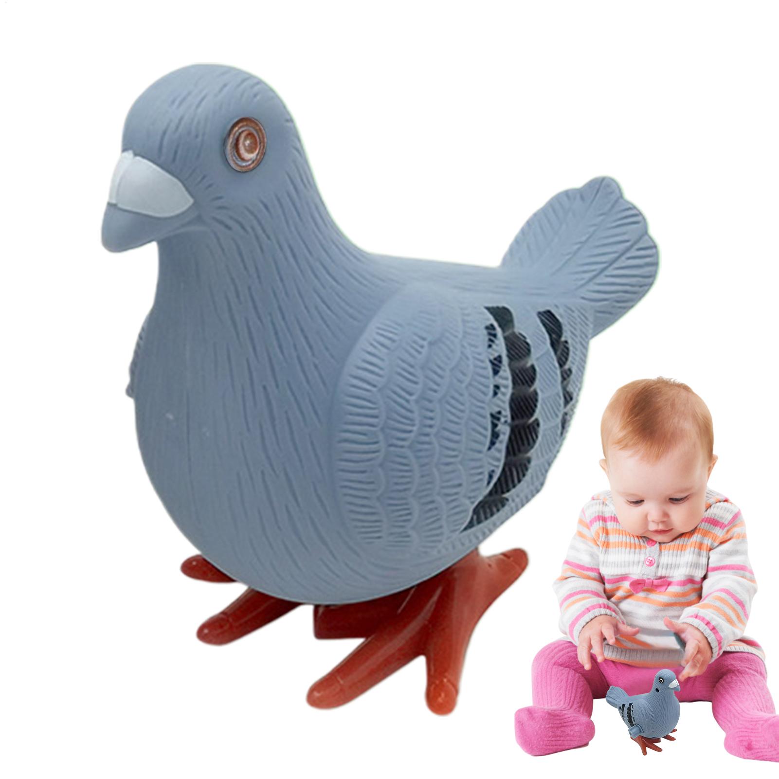Kids Outdoor Jumping Toys - かわいいジャンプ鳩時計仕掛けのおもちゃ面白いシミュレーション動物鳩モデル子供の教育玩具イベントギフトパーティーの記念品