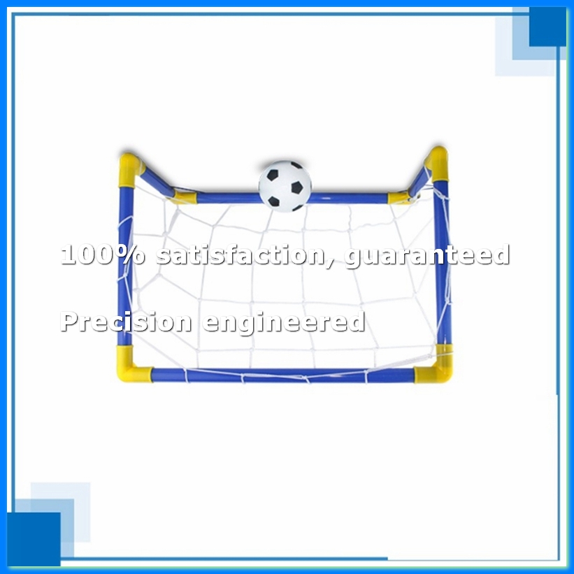 Kids Outdoor Hockey Set - DIYサッカーゴール ミニ屋外/屋内用 ゴールキット 子供サイズセット スポーツフットボールフレーム おもちゃ