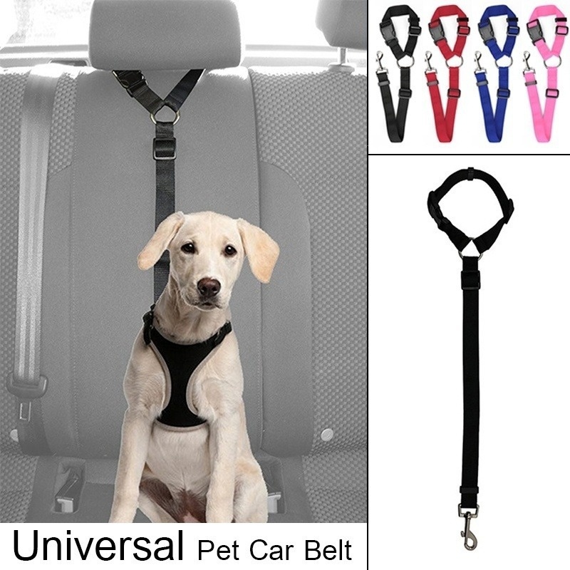 Swing Seat Belt - 調節可能な犬用シートベルト 犬用ハーネス ペットカー車両用シートベルト ペット用安全リード 犬/猫用リード 調節可能