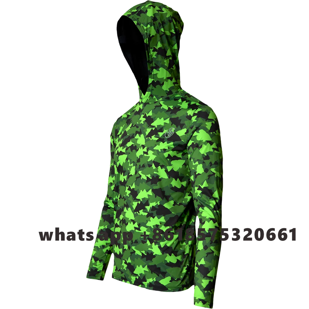 Kids Outdoor Clothing - GOOGAN SQUAD 新しい釣りフード付き長袖パフォーマンスシャツ屋外通気性釣り服カミーサデペスカ子供パーカー