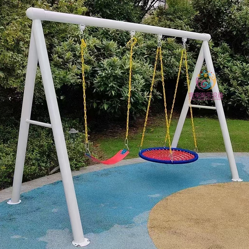 Kids Outdoor Swing Set - 頑丈な屋外用メタルスイングセット、子供用、裏庭遊び＆レクリエーション、販売促進中