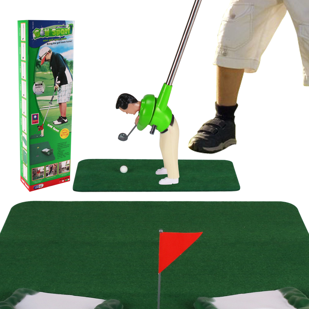 Kids Outdoor Yard Games - 子供のミニゴルフクラブ人形セット,屋内と屋外のポータブルおもちゃ,親子のインタラクティブなパーティーゲーム,誕生日プレゼント