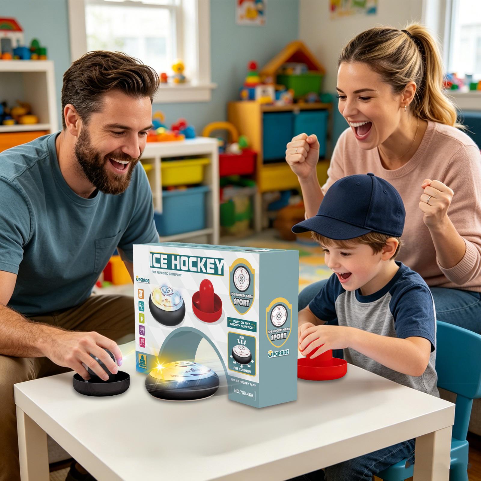ホッケーパック電動インタラクティブポータブルボードゲームフロ - Kids Outdoor Hockey Set のレビューと価格