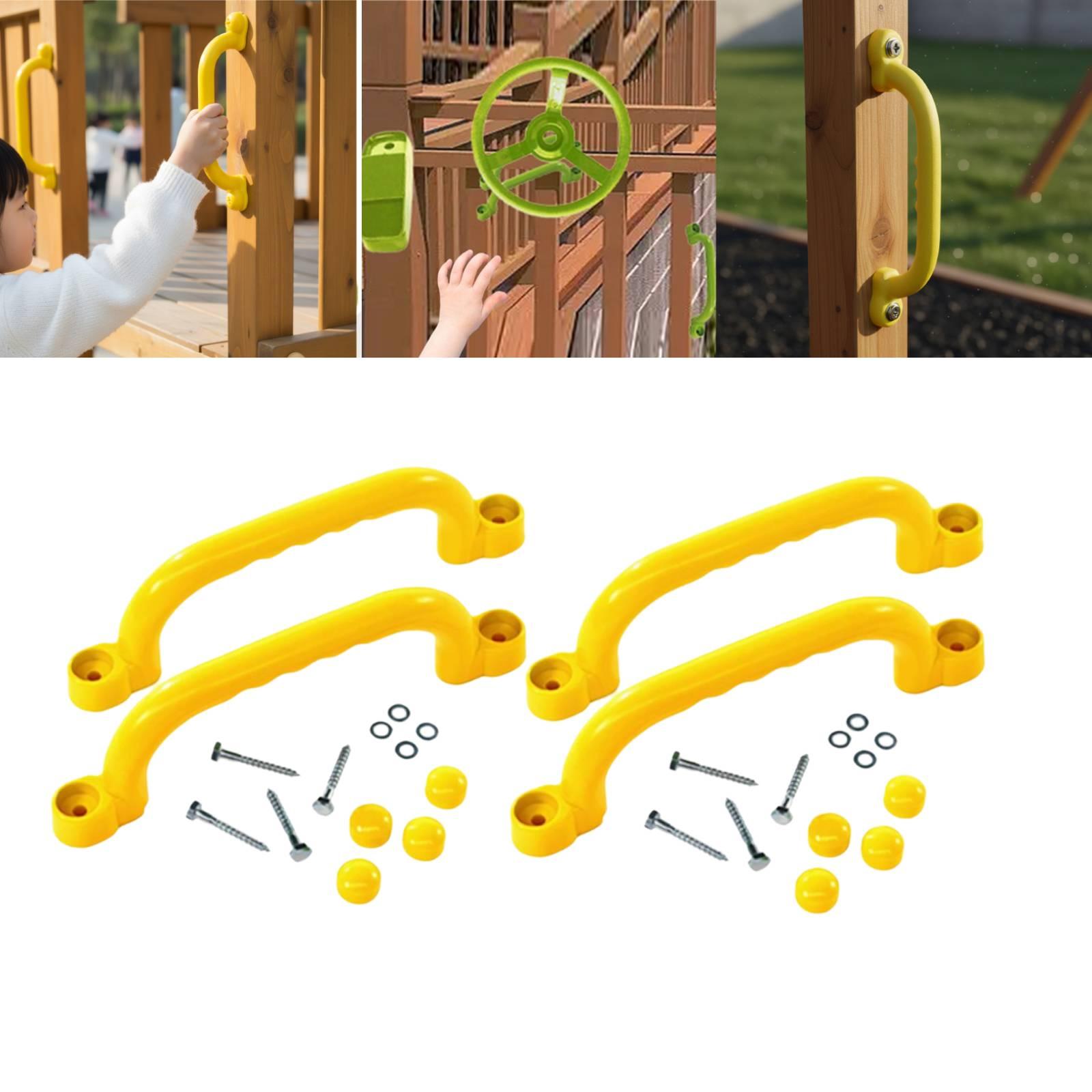 クライミングハンドル グリップ プラスチックスイングセットア - Kids Outdoor Treehouse のレビューと価格