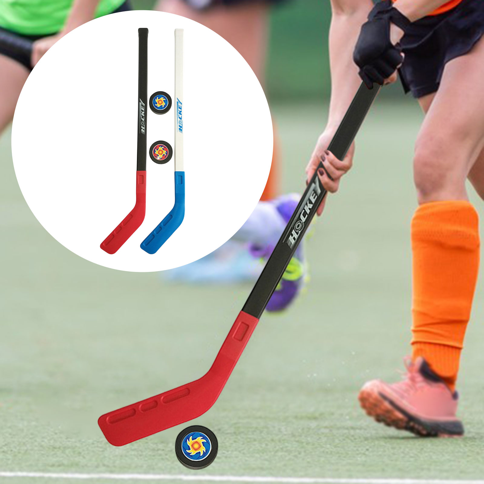 キッズホッケー スティックとボールセット、屋内屋外スポーツト - Kids Outdoor Hockey Set のレビューと価格