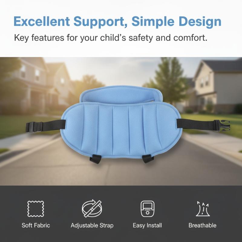 子供用カーシートヘッド固定ベルト ソフトパッド入り子供用睡眠 - Swing Seat Belt のレビューと価格