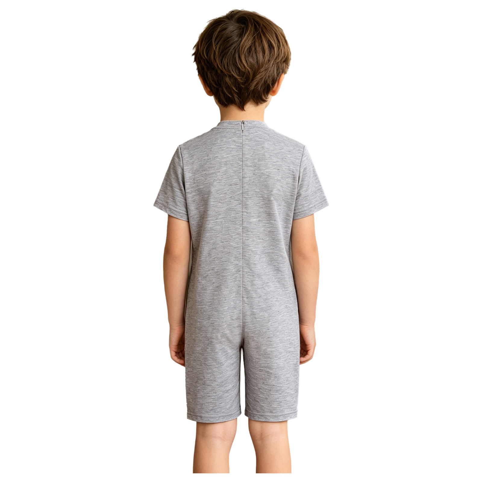 子供用特別支援服 半袖 バックジッパー付き 脱ぎ防止ボディス - Kids Outdoor Clothing のレビューと価格