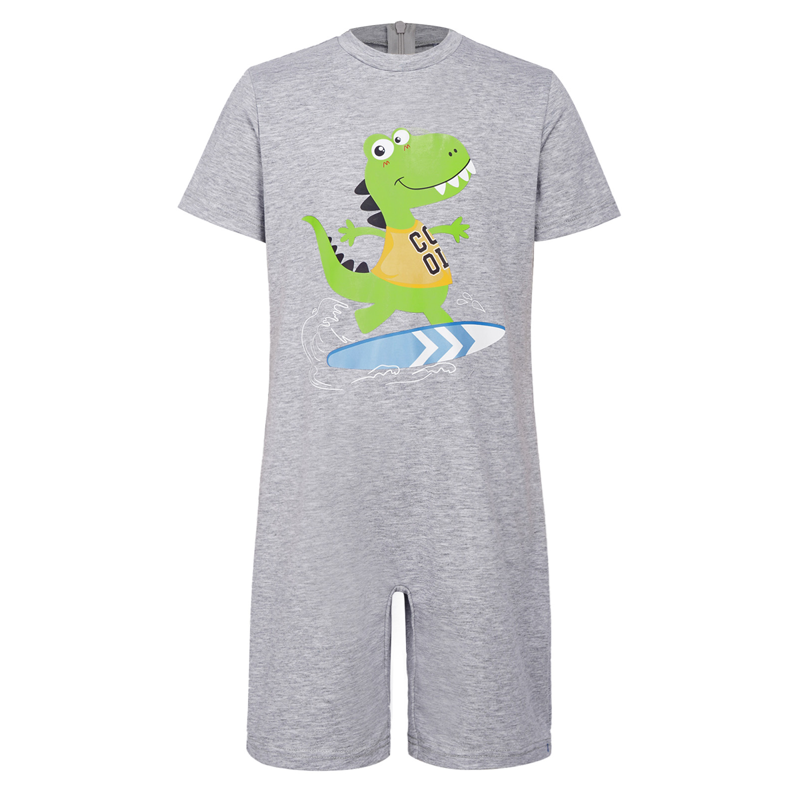 子供用特別支援服 半袖 バックジッパー付き 脱ぎ防止ボディス - Kids Outdoor Clothing のレビューと価格