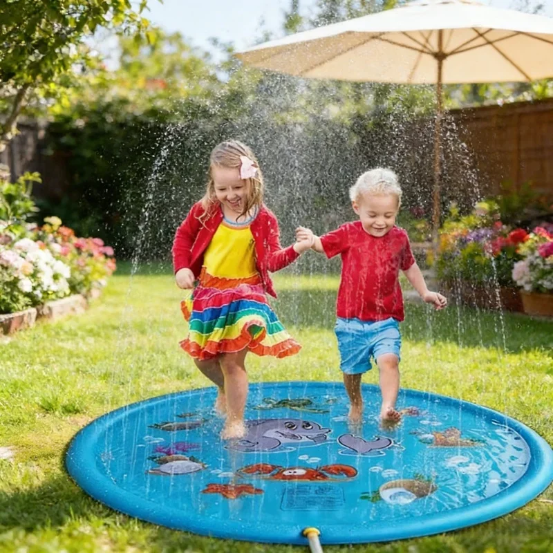 夏の水遊びマット 子供用 屋外芝生遊びパッド 子供用水遊びプ - Kids Outdoor Climbing Structure のレビューと価格