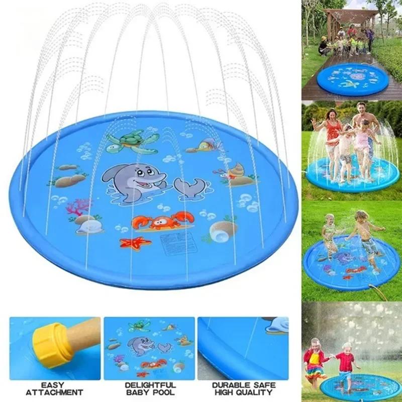 夏の水遊びマット 子供用 屋外芝生遊びパッド 子供用水遊びプ - Kids Outdoor Climbing Structure のレビューと価格