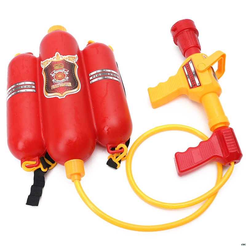 消防バックパック水鉄砲大容量消防士水鉄砲引き出し撮影夏のプー - Kids Outdoor Yard Games のレビューと価格