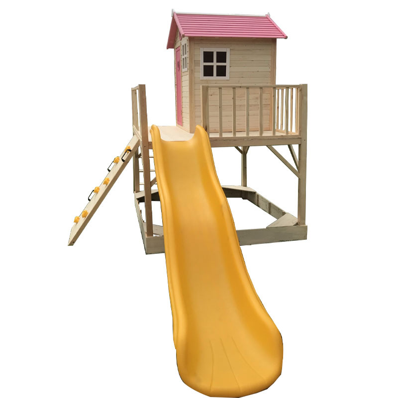 子供用ログハウス、大型プレイハウス、ツリーハウス、クライミン - Kids Outdoor Treehouse のレビューと価格