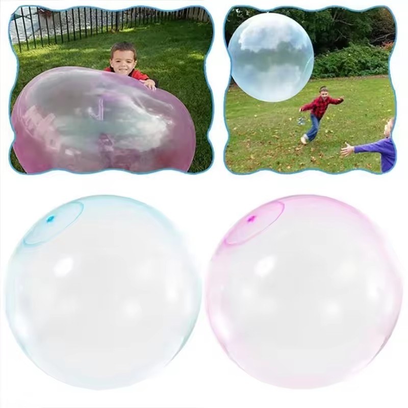 子供用屋外玩具 バブルボール インフレータブルゴムボールゲー - Kids Outdoor Yard Games のレビューと価格