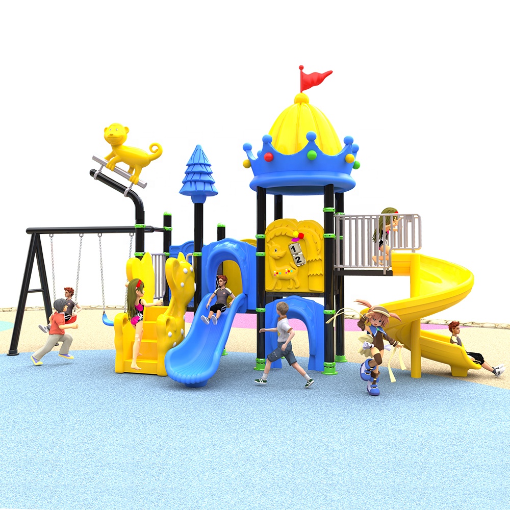 多機能子供用卸売保育園屋外遊び場遊具キッズプラスチック製滑り - Kids Outdoor Swing Set のレビューと価格