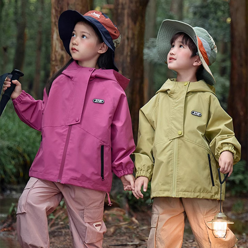 ユニセックスハイキングジャケット防水秋子供ウインドブレーカー - Kids Outdoor Climbing Structure のレビューと価格