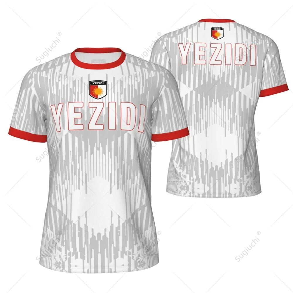 YEZIDI 旗 3D プリントスポーツ速乾性通気性男性 T - Kids Outdoor Clothing のレビューと価格