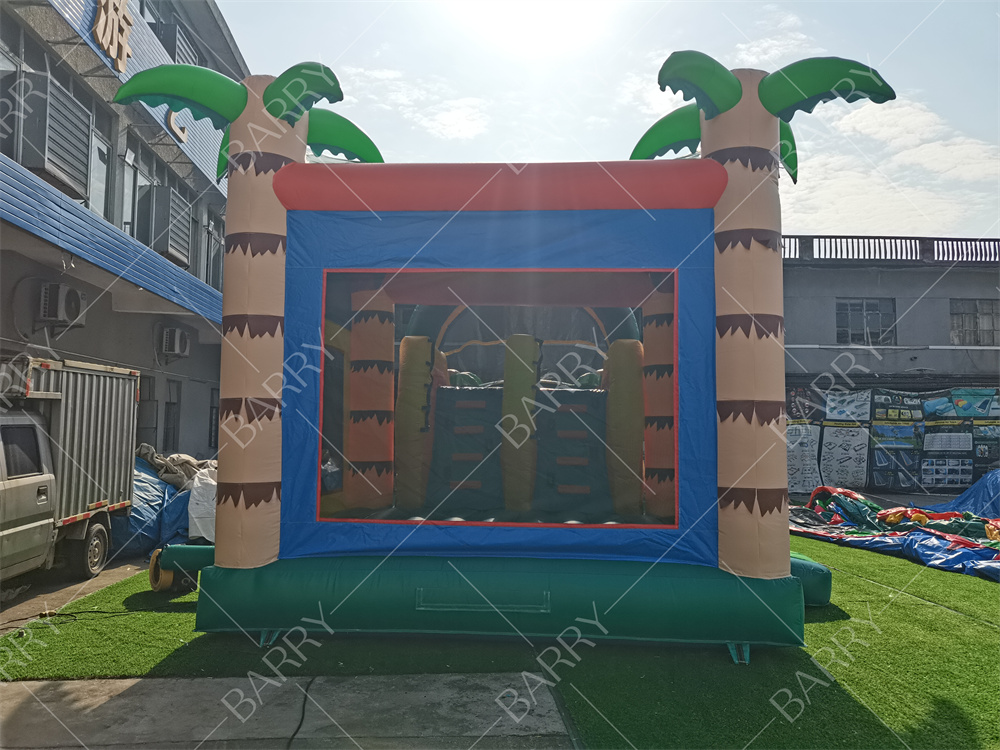 子供用小型ジャングルインフレータブルバウンサーキャッスル、ヤ - Kids Outdoor Treehouse のレビューと価格