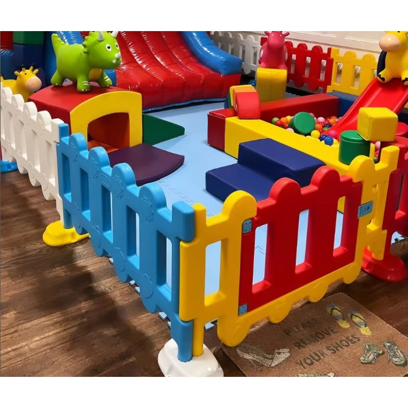 簡単に設置できるポータブルプラスチックドア（ソフトゲーミング - Kids Outdoor Fence のレビューと価格