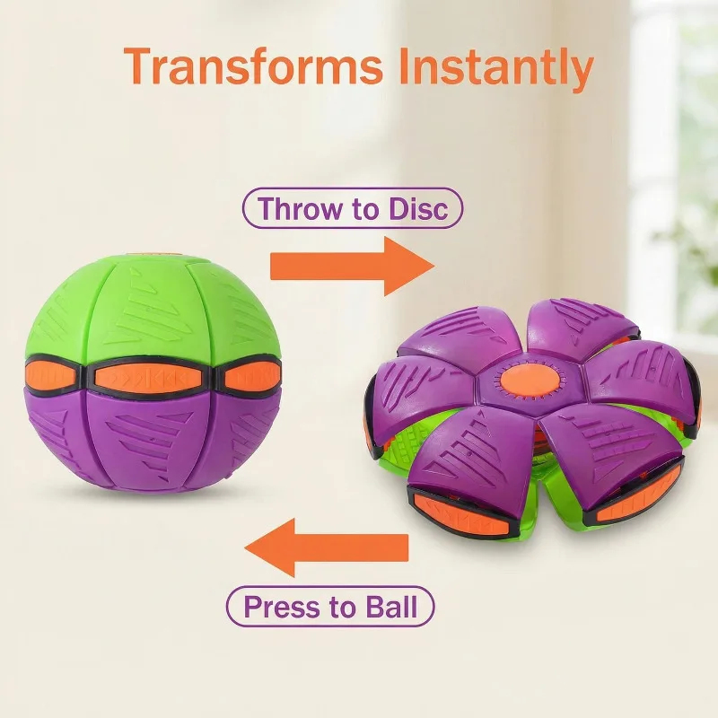 屋外＆屋内兼用親子で遊べる足で変形する空飛ぶ円盤ボールマジッ - Kids Outdoor Jumping Toys のレビューと価格