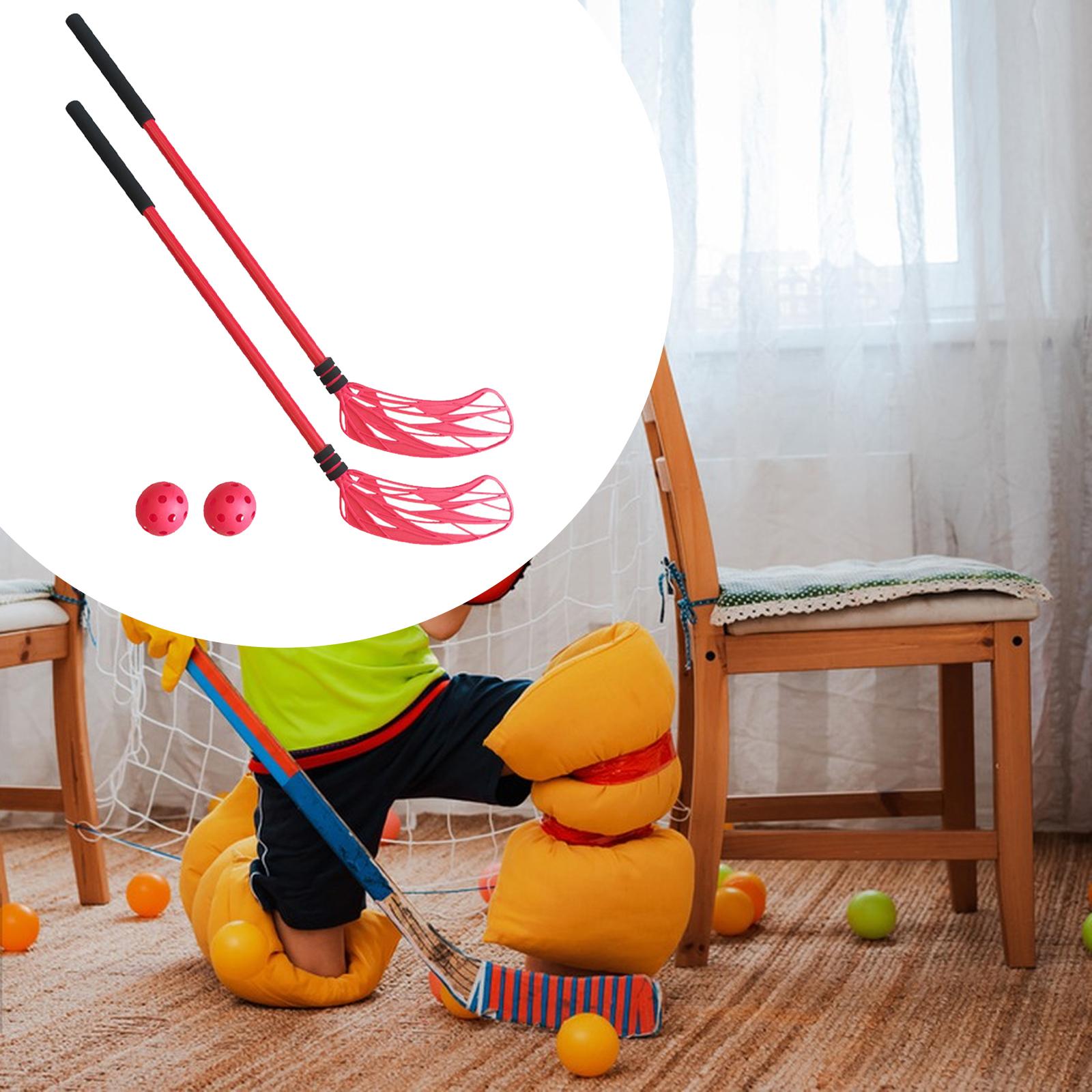 フロアホッケー スティック 感覚トレーニングツール 子供用具 - Kids Outdoor Hockey Set のレビューと価格
