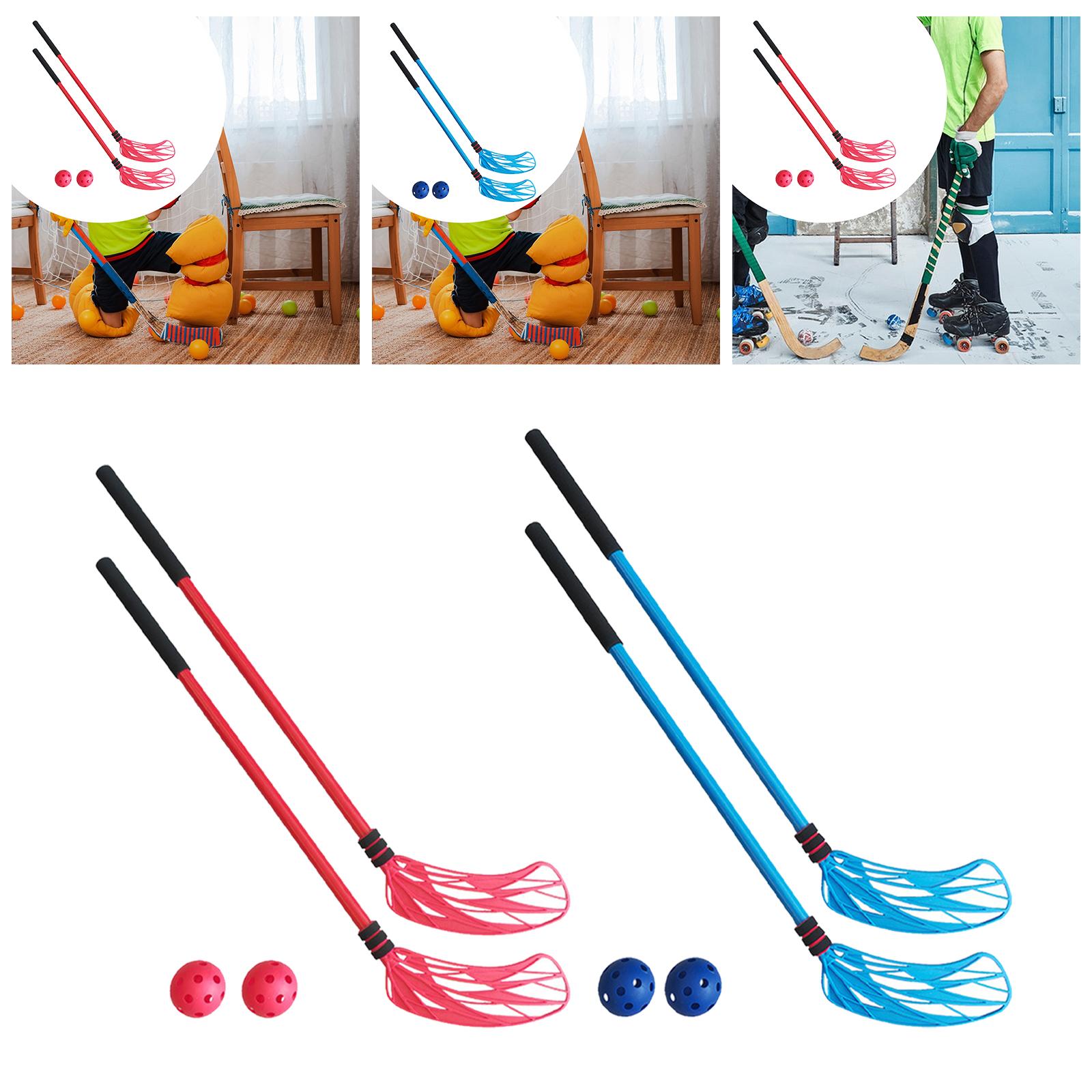 フロアホッケー スティック 感覚トレーニングツール 子供用具 - Kids Outdoor Hockey Set のレビューと価格