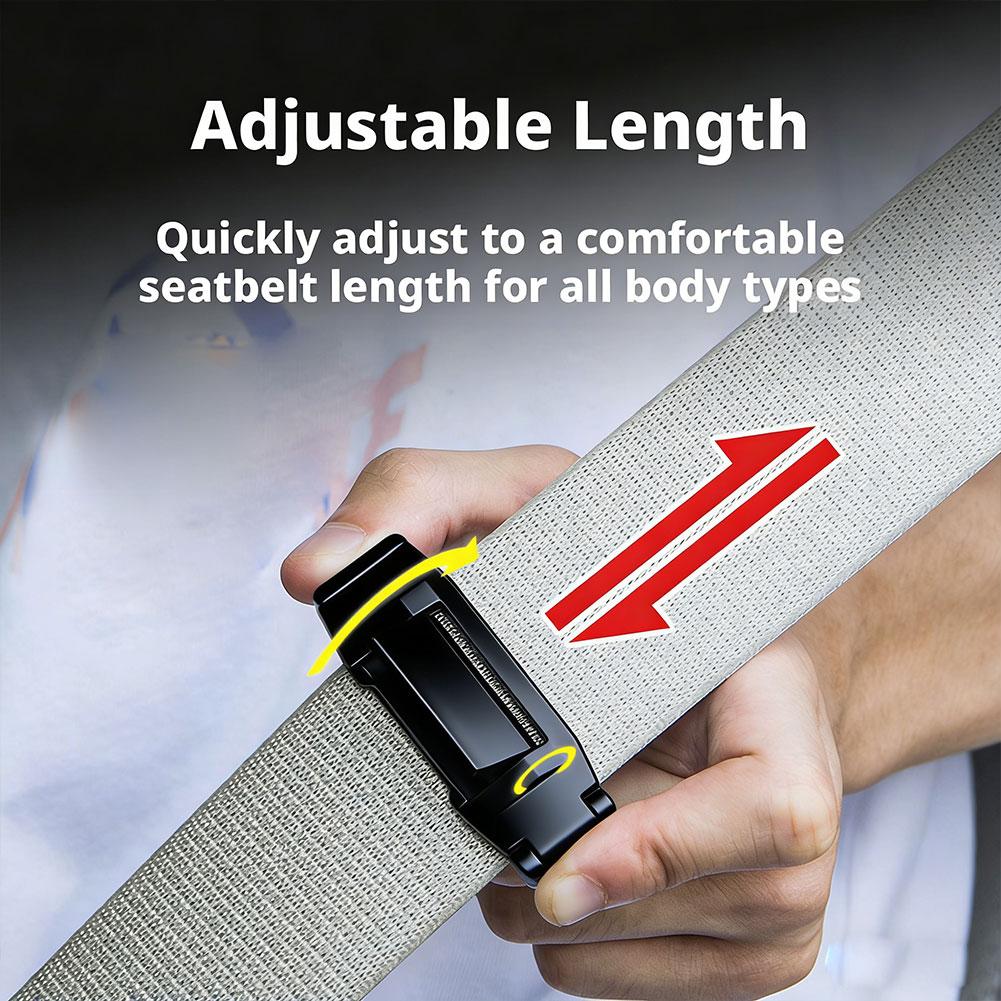 2個入り 調整可能な締め付け力 車用安全シートベルトバックル - Swing Seat Belt のレビューと価格