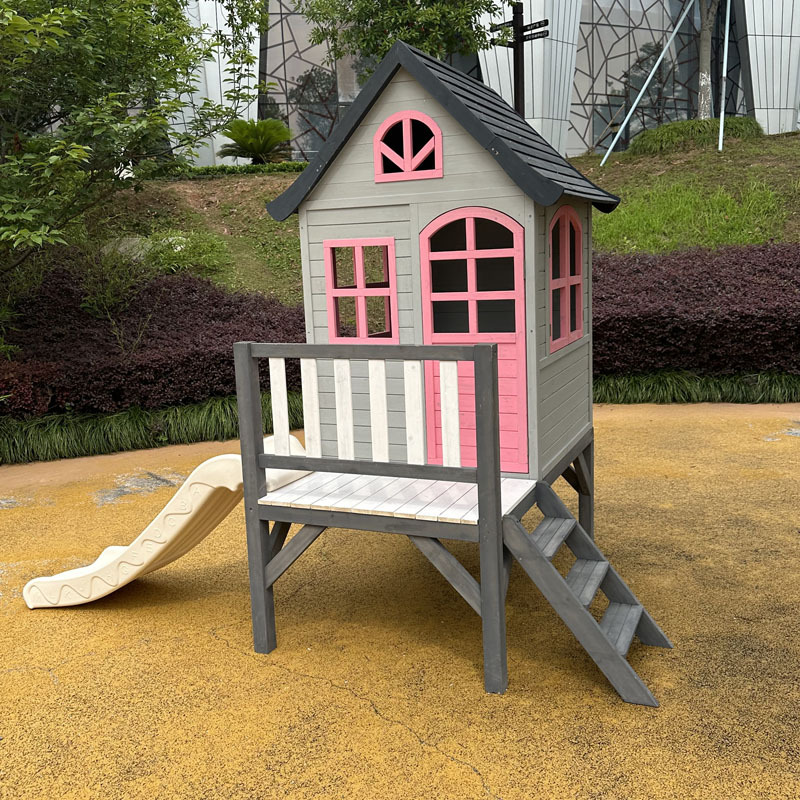 子供用ログハウス、木、屋外用小型、木製の城、幼稚園用ドールハ - Kids Outdoor Treehouse のレビューと価格