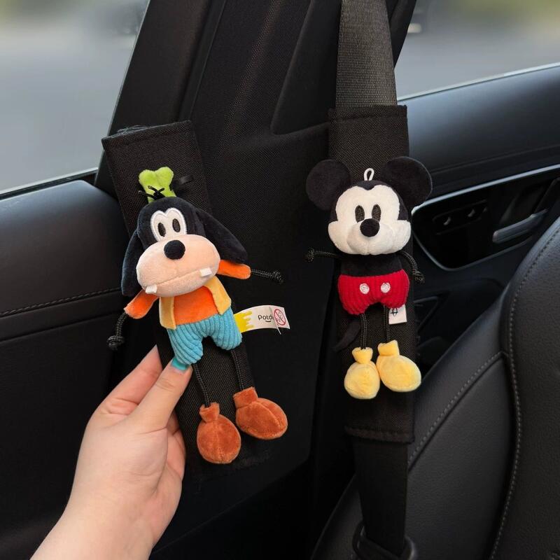 新しいディズニーカーシートベルトショルダーカバーミッキーグー - Swing Seat Belt のレビューと価格