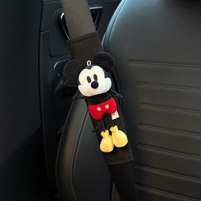 新しいディズニーカーシートベルトショルダーカバーミッキーグー - Swing Seat Belt のレビューと価格