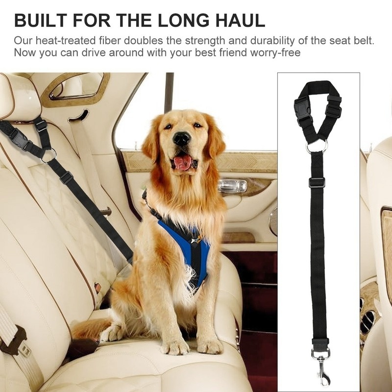 調節可能な犬用シートベルト 犬用ハーネス ペットカー車両用シ - Swing Seat Belt のレビューと価格