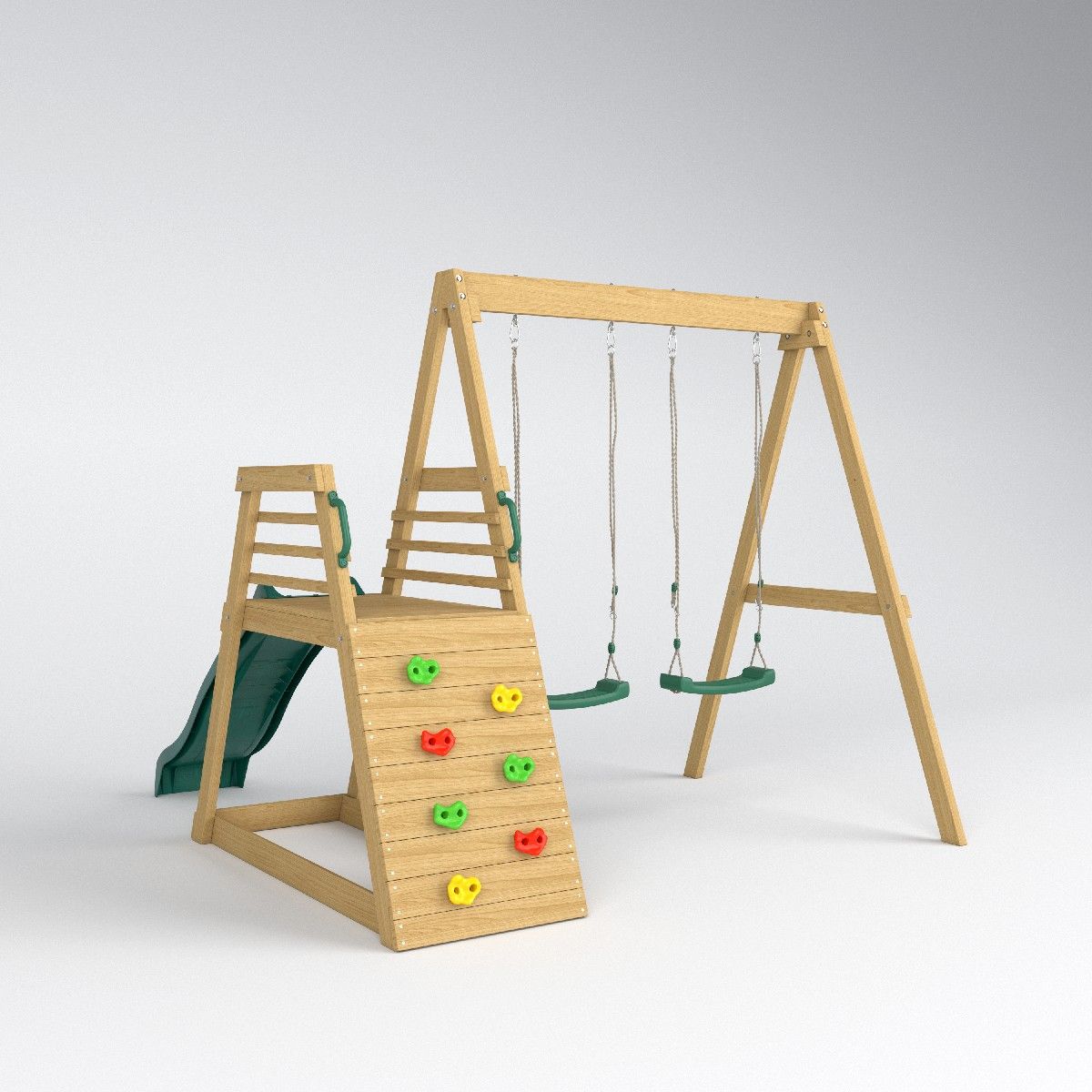 2026年 ジャングルジム スライド スイング ガーデン キ - Kids Outdoor Swing Set のレビューと価格
