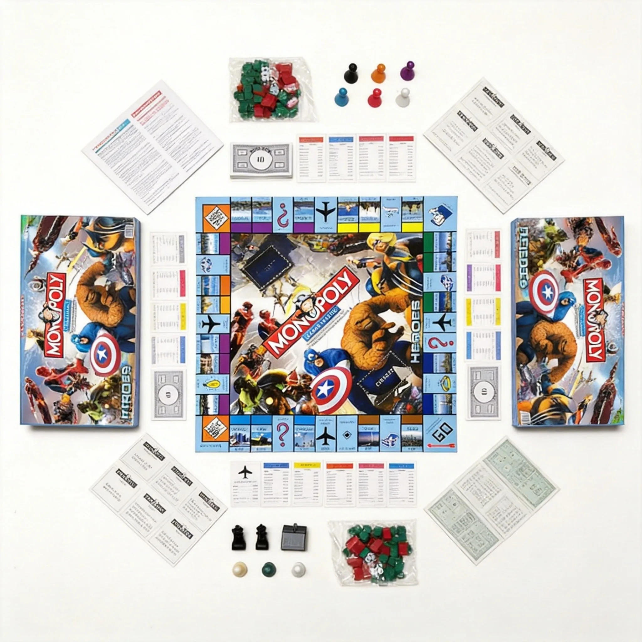 マーベルヒーローズ モノポリー グローバルビレッジ ボードゲ - Hasbro Game Monopoly のレビューと価格