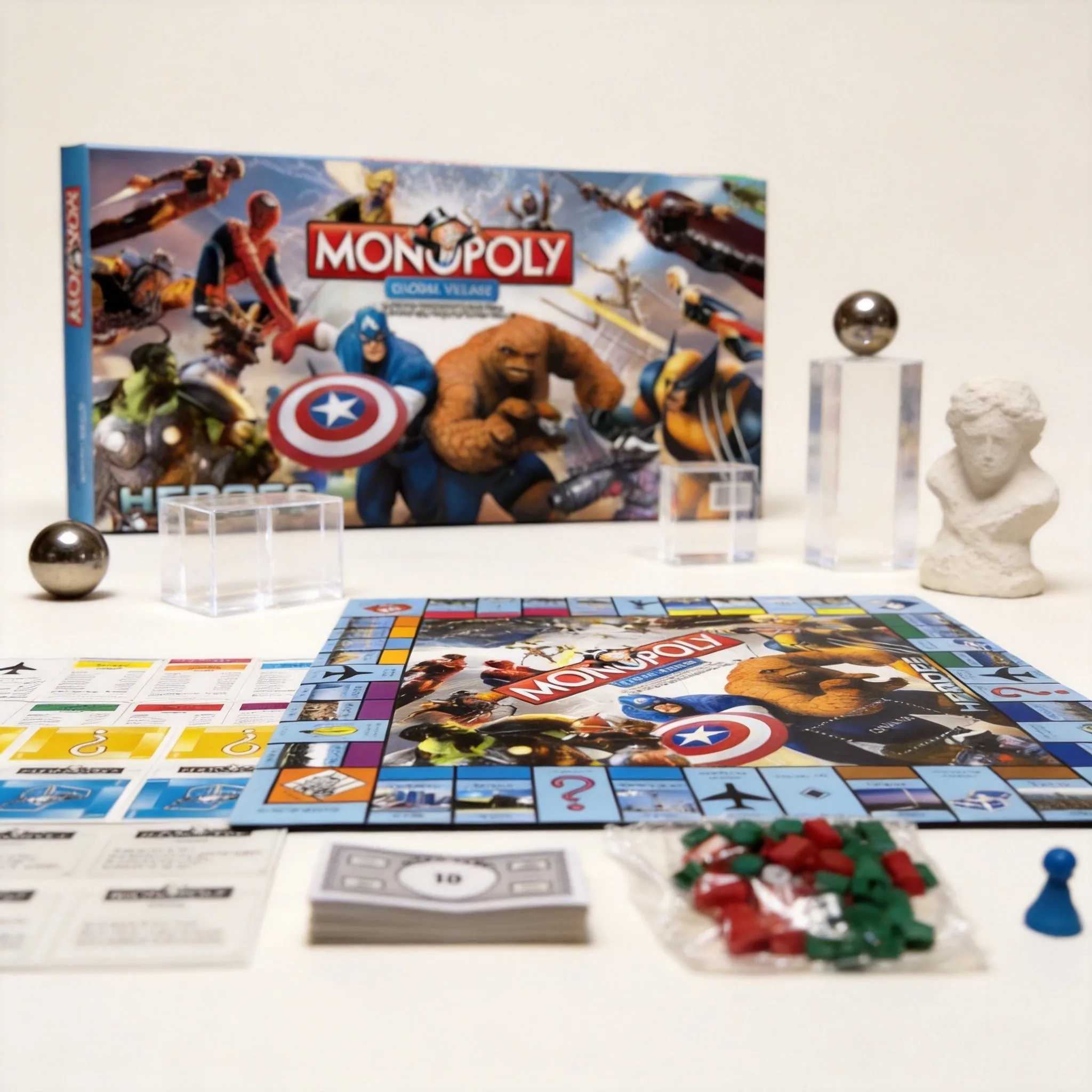 マーベルヒーローズ モノポリー グローバルビレッジ ボードゲ - Hasbro Game Monopoly のレビューと価格