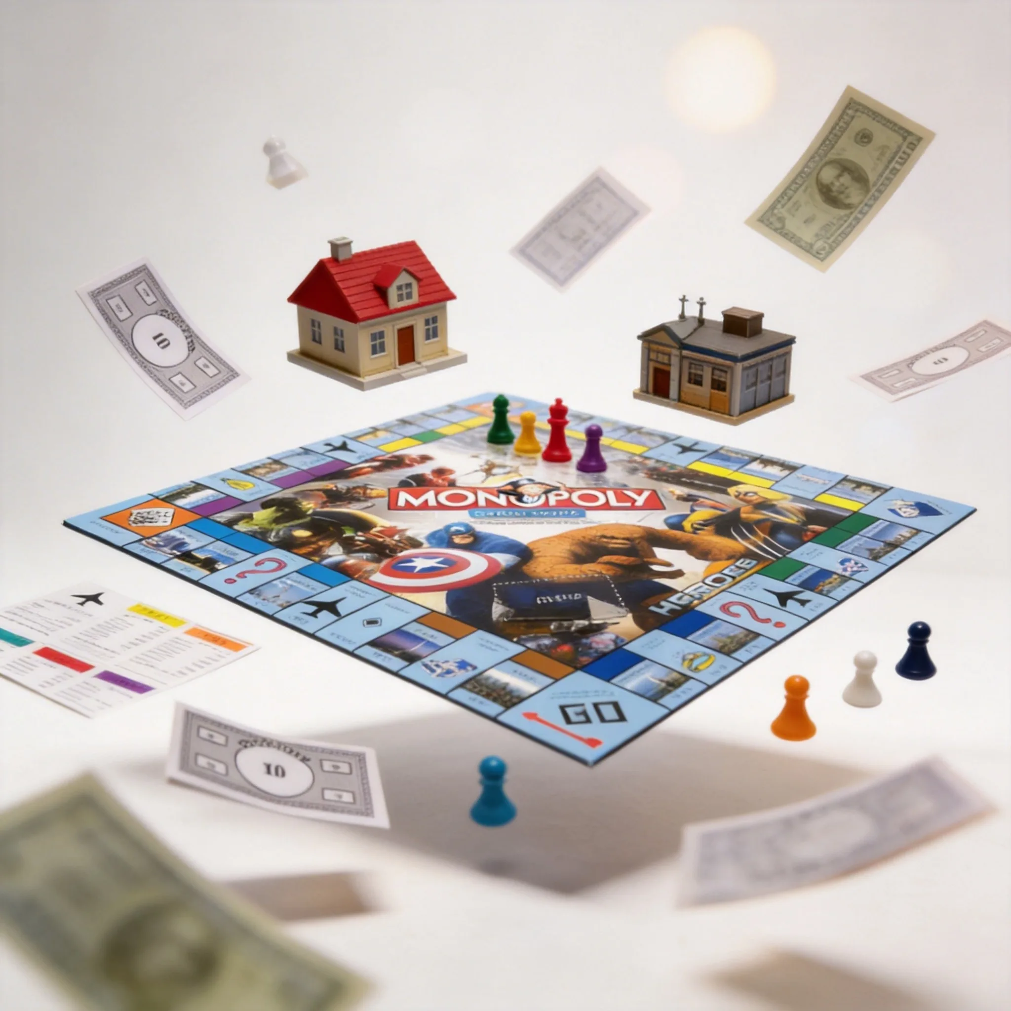 マーベルヒーローズ モノポリー グローバルビレッジ ボードゲ - Hasbro Game Monopoly のレビューと価格