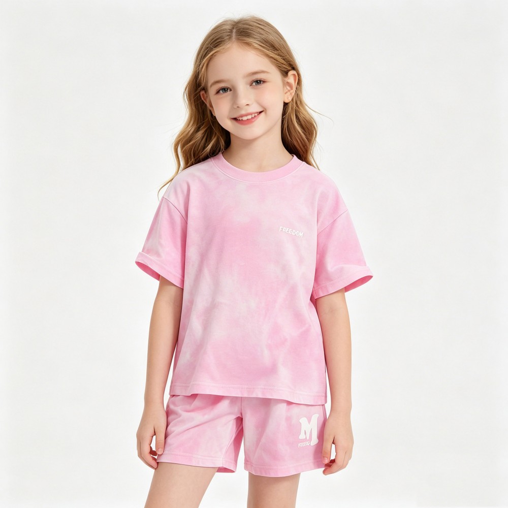 5-14 歳の子供スポーツセット綿男の子夏セット女の子ルーズ - Kids Outdoor Clothing のレビューと価格