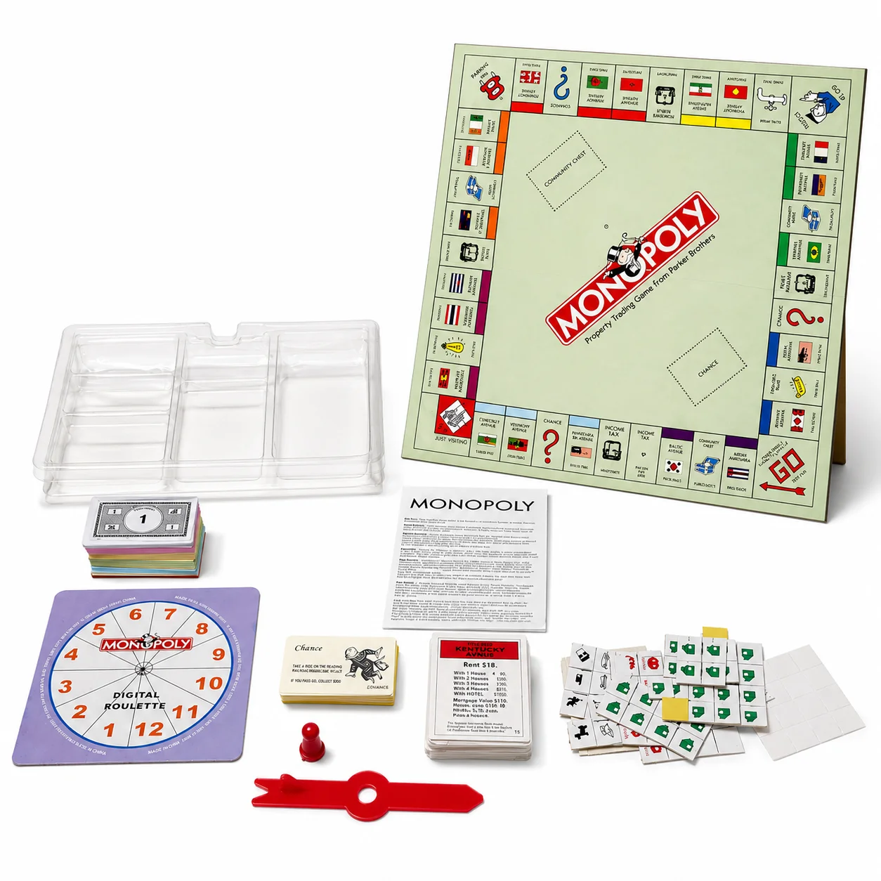 モノポリー クラシック ボードゲーム 家族向け不動産取引ゲー - Hasbro Game Monopoly のレビューと価格