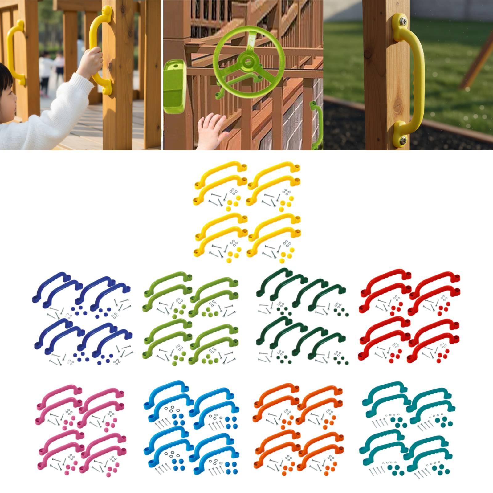 8個入りクライミングフレームハンドル 簡単設置 屋外プレイセ - Kids Outdoor Treehouse のレビューと価格
