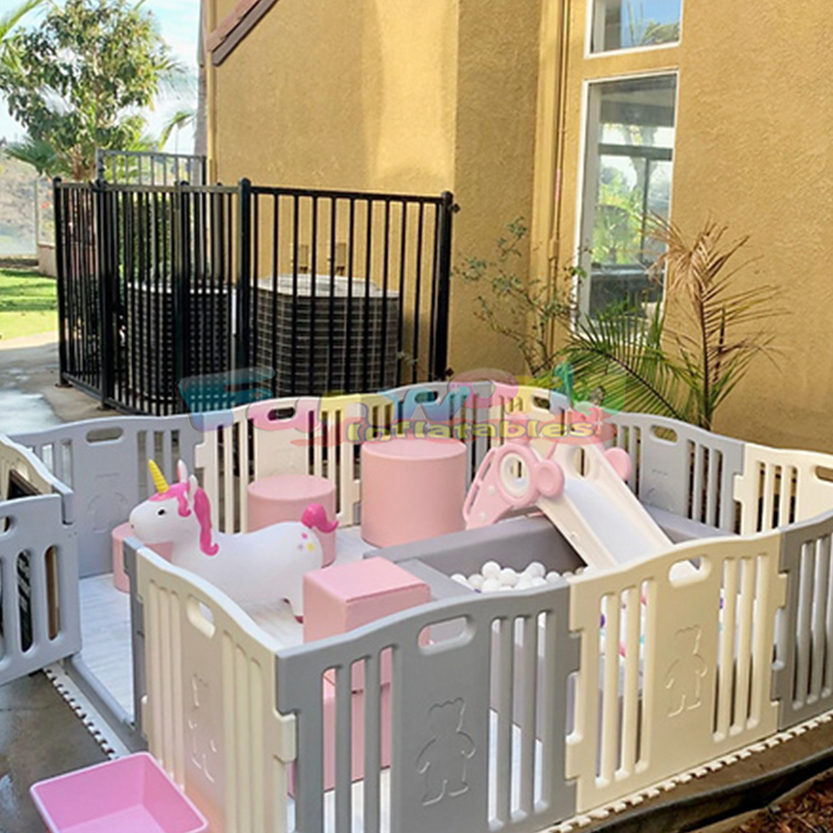 ベビー用プレイフェンスセット（屋内外兼用）、子供用ボールピッ - Kids Outdoor Fence のレビューと価格