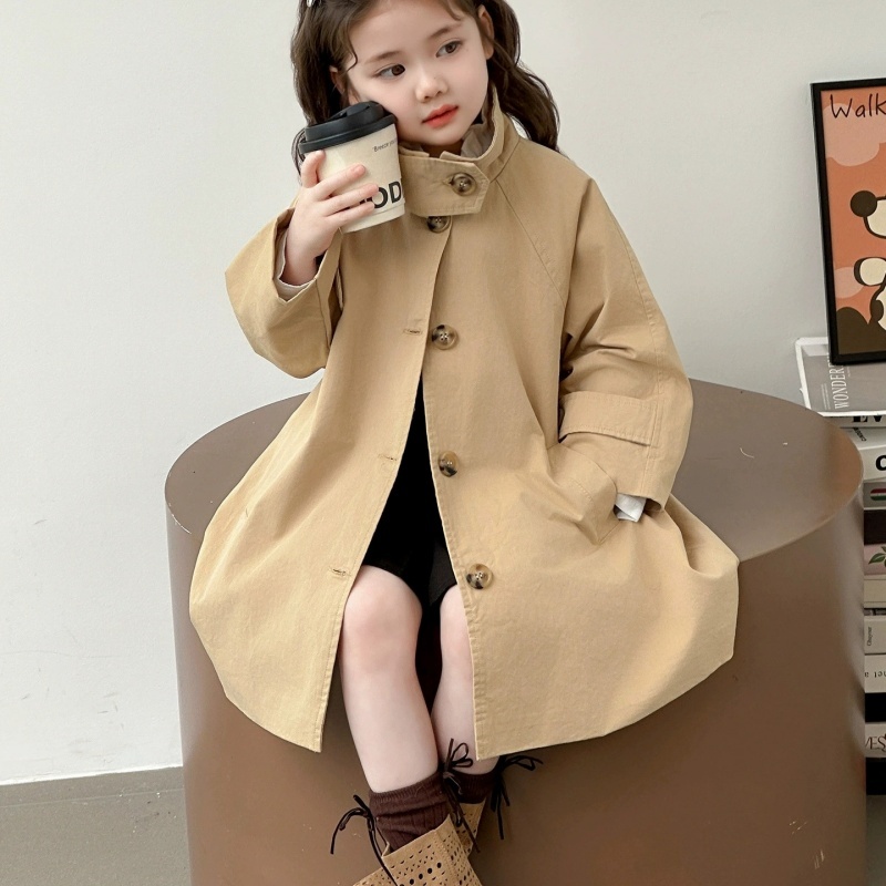 ガールズコート ウィンドブレーカー ジャケット コットン ア - Kids Outdoor Clothing のレビューと価格