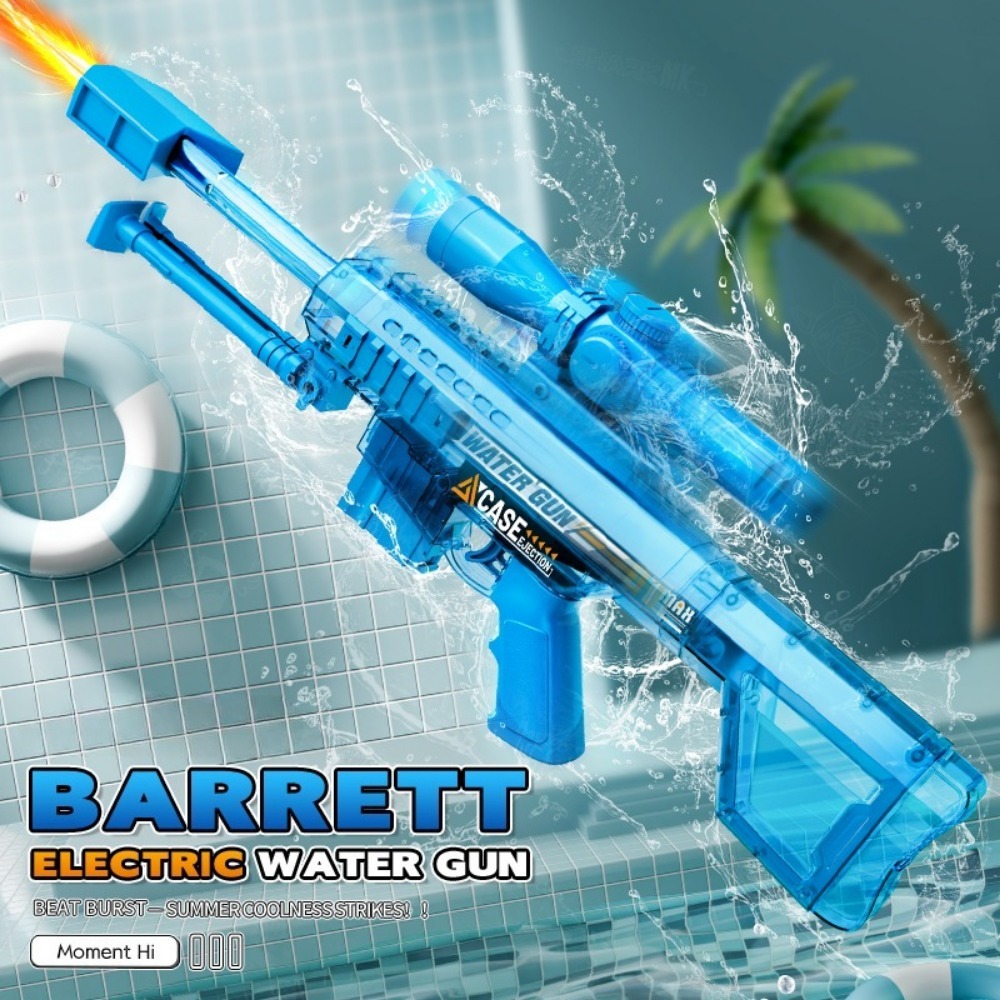 電動自動スナイパーウォーターガンおもちゃ夏の屋外ビーチ射撃ゲ - Kids Outdoor Yard Games のレビューと価格