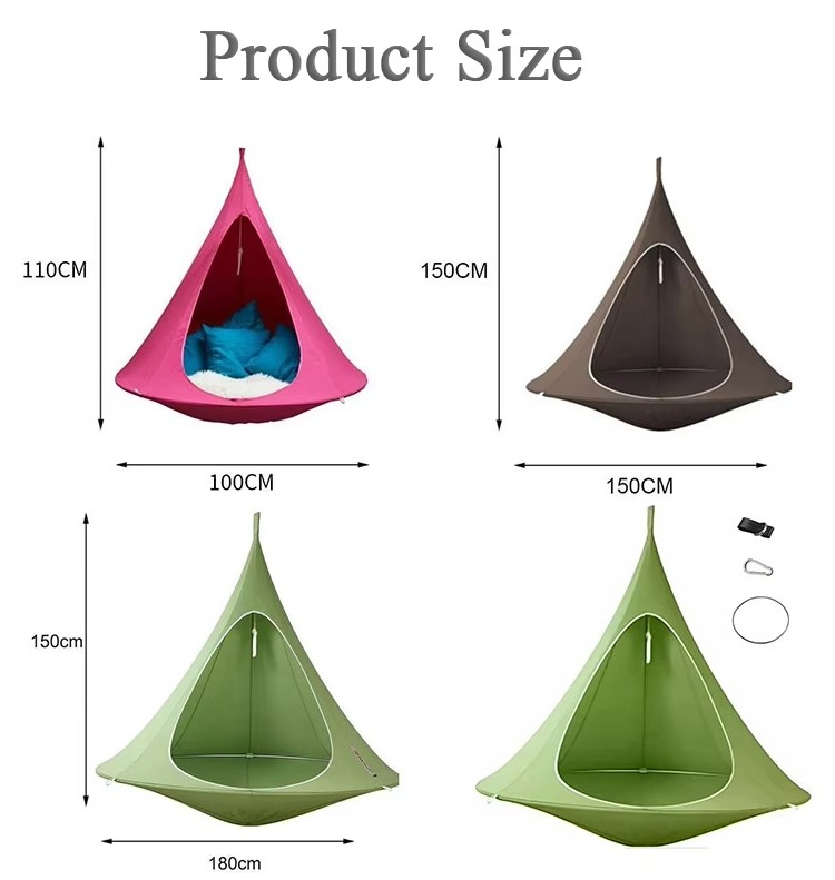 子供大人用屋外キャンプ防水レジャーハンギングテントハンギング - Kids Outdoor Treehouse のレビューと価格